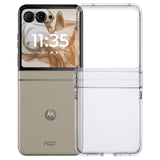 EIDERWOOD Motorola Razr 70 / Razr 60 / Razr 50 5G Crystal Clear Shockproof Fleksibel Plast Deksel - Gjennomsiktig