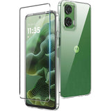 Motorola Moto G35 5G - Beskyttelsessett med Mykt Plastdeksel og 2.5D Skjermbeskytter