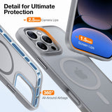 TORRAS iPhone 16 Pro Hybrid Deksel - MagSafe Kompatibel - Grå