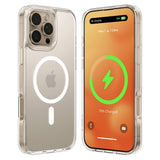TORRAS iPhone 16 Pro Max Fleksibelt Plast Deksel - MagSafe Kompatibel - Gjennomsiktig