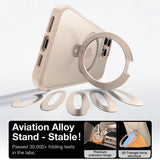 TORRAS iPhone 16 Pro Max Guardian Ostand Series Deksel m. Stativ - MagSafe Kompatibel - Rose Gold