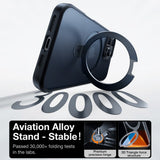 TORRAS iPhone 16 Pro Guardian Ostand Series Deksel m. Stativ - MagSafe Kompatibel - Svart