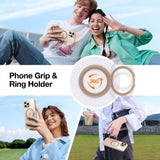 TORRAS iPhone 16 Pro Max Plast Deksel m. Støttering - MagSafe Kompatibel - Rose Gold