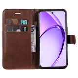 EIDERWOOD OPPO A60 / A40m / A40 Kunstskinn Flip Deksel m. Stropp - Brun