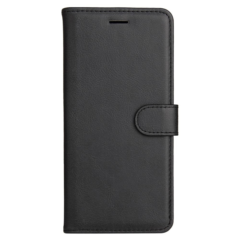 EIDERWOOD OPPO A60 / A40m / A40 Kunstskinn Flip Deksel m. Stropp - Svart