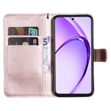 EIDERWOOD OPPO A60 / A40m / A40 Kunstskinn Flip Deksel m. Stropp - Rose Gold