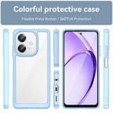 EIDERWOOD OPPO A60 / A40m / A40 Hybrid Plast Deksel - Gjennomsiktig / Blå