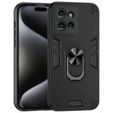 EIDERWOOD Motorola Edge 50 Håndverker Deksel med Kickstand - Svart