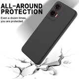 EIDERWOOD Motorola G35 5G Silikone Deksel m. Stropp - Svart