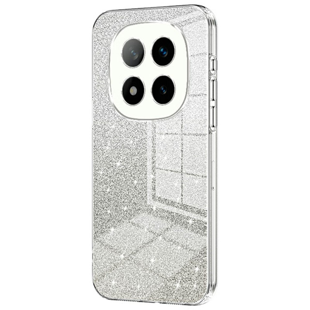EIDERWOOD Xiaomi Redmi Note 14 Pro+ Glitter Deksel - Gjennomsiktig