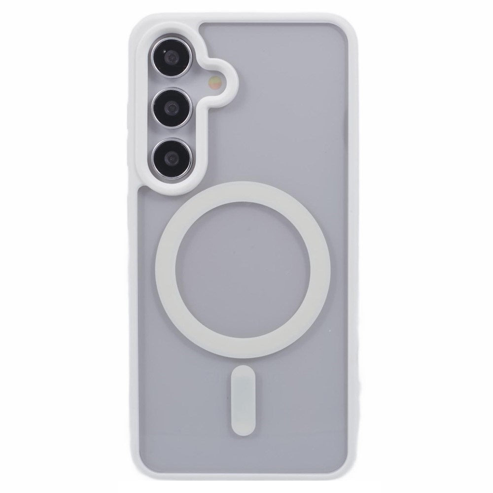 EIDERWOOD Samsung Galaxy S23 FE Hybrid Deksel - MagSafe Kompatibel - Hvit