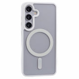 EIDERWOOD Samsung Galaxy S23 FE Hybrid Deksel - MagSafe Kompatibel - Hvit