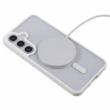 EIDERWOOD Samsung Galaxy S23 FE Hybrid Deksel - MagSafe Kompatibel - Hvit