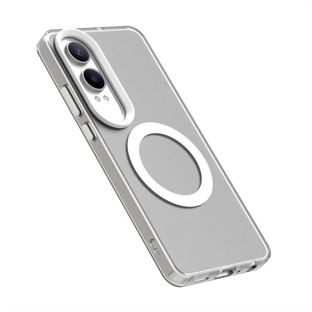 EIDERWOOD OnePlus Nord CE4 Lite (5G) Hybrid Plast Deksel - MagSafe Kompatibel - Gjennomsiktig / Hvit