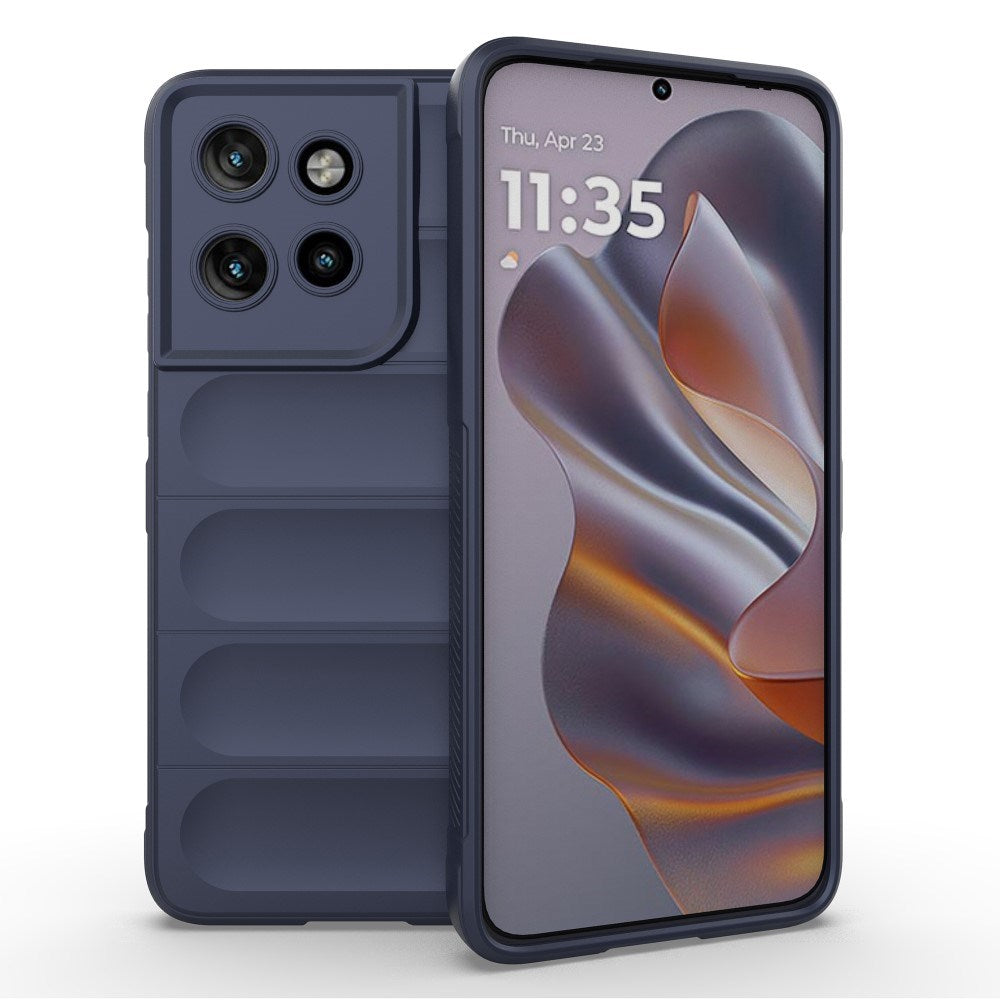 EIDERWOOD Motorola Edge 50 Neo / ThinkPhone 25 Fleksibelt Plast Deksel - Mørk blå