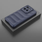EIDERWOOD Motorola Edge 50 Neo / ThinkPhone 25 Fleksibelt Plast Deksel - Mørk blå