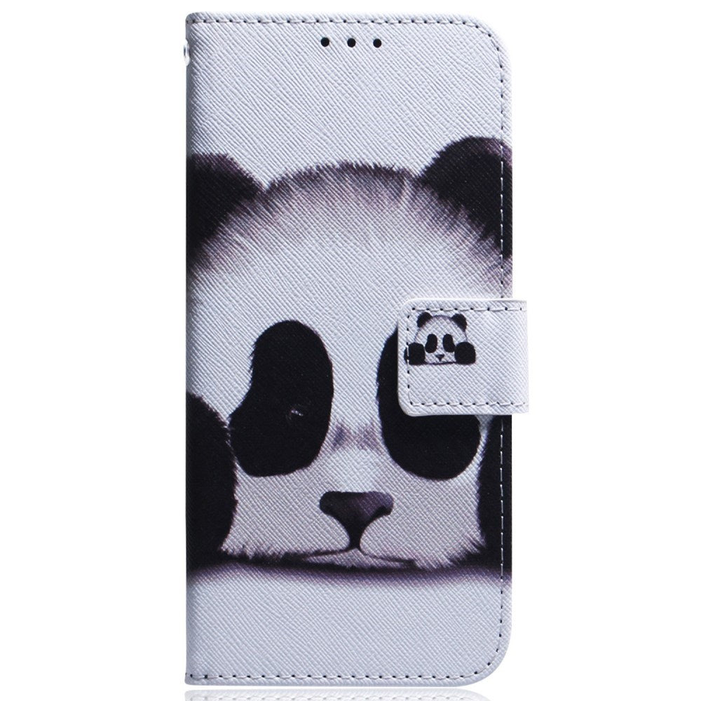 EIDERWOOD Samsung Galaxy S25 Kunstskinn Flip Deksel med Motiv - Panda