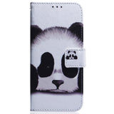 EIDERWOOD Samsung Galaxy S25 Kunstskinn Flip Deksel med Motiv - Panda
