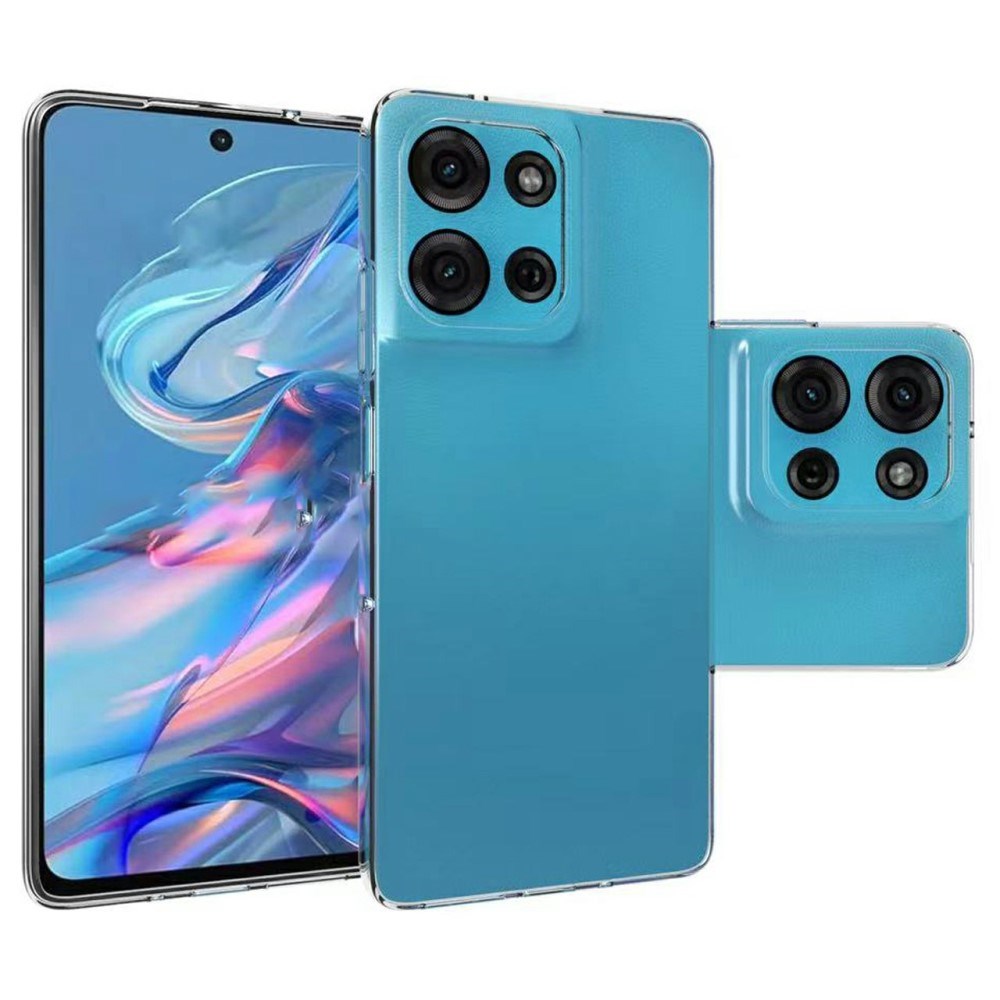 EIDERWOOD Motorola Moto G75 5G Bakdeksel i Fleksibel Plast - Gennomsiktig