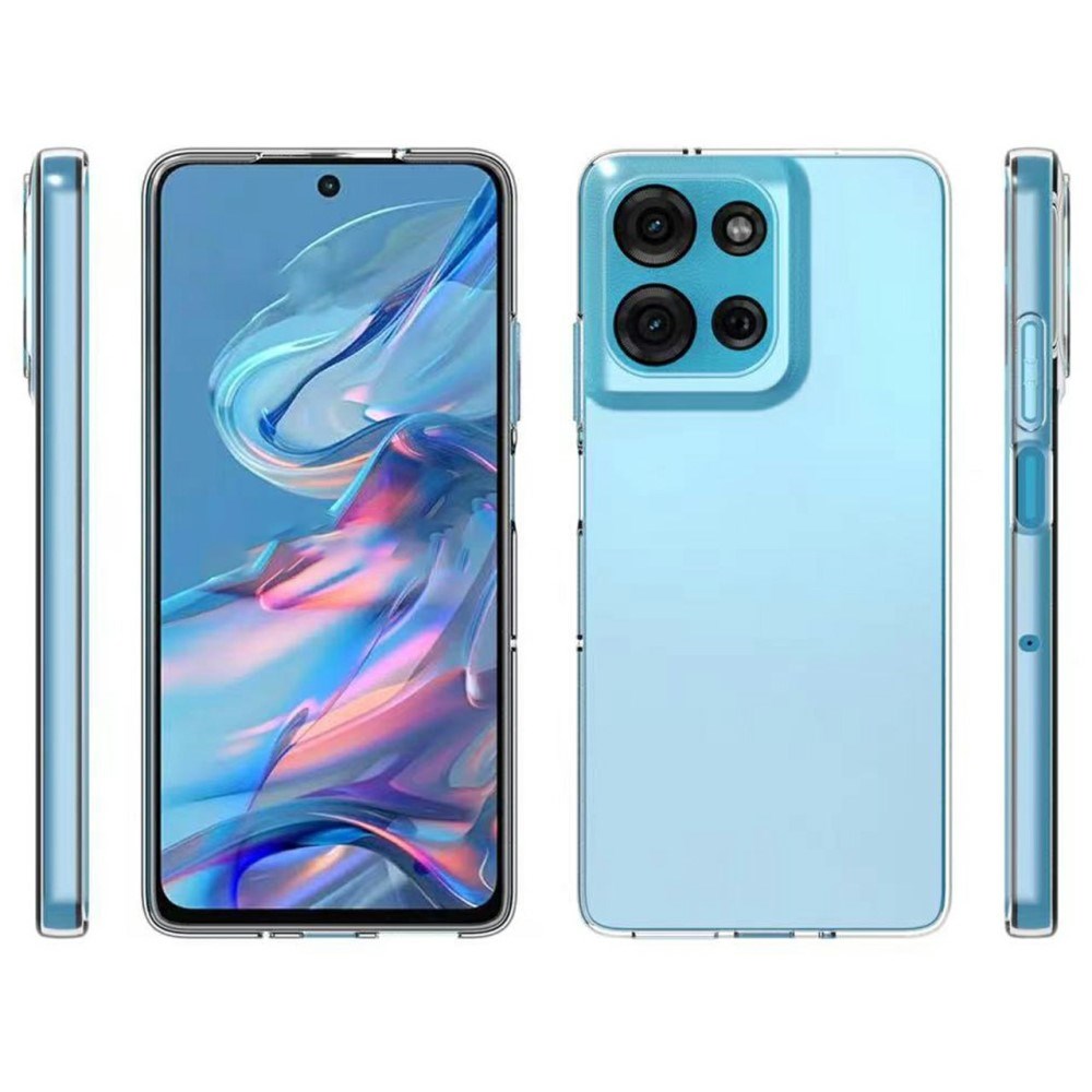 EIDERWOOD Motorola Moto G75 5G Bakdeksel i Fleksibel Plast - Gennomsiktig