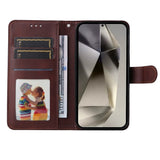 EIDERWOOD Kunstskinn Flip Deksel Samsung Galaxy S25 Ultra - Brun