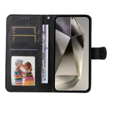 EIDERWOOD Kunstskinn Flip Deksel Samsung Galaxy S25 Ultra - Svart