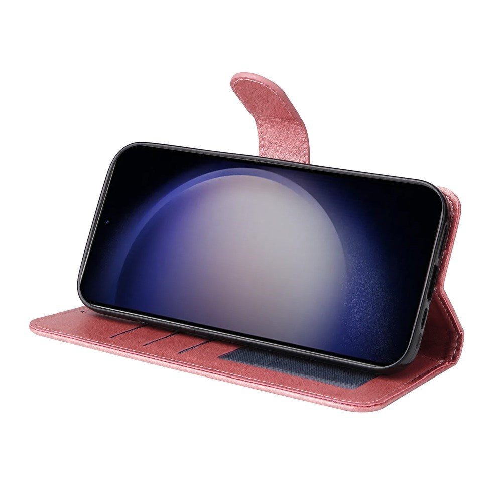 EIDERWOOD Kunstskinn Flip Deksel Samsung Galaxy S25 - Rosa