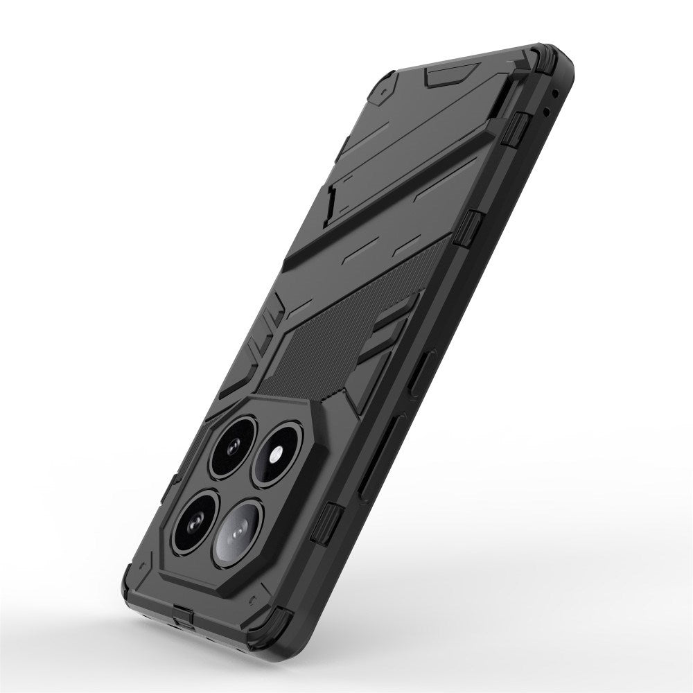 EIDERWOOD Xiaomi Redmi Note 14 Pro (5G) / Poco X7 Håndverker Deksel m. Kickstand - Svart
