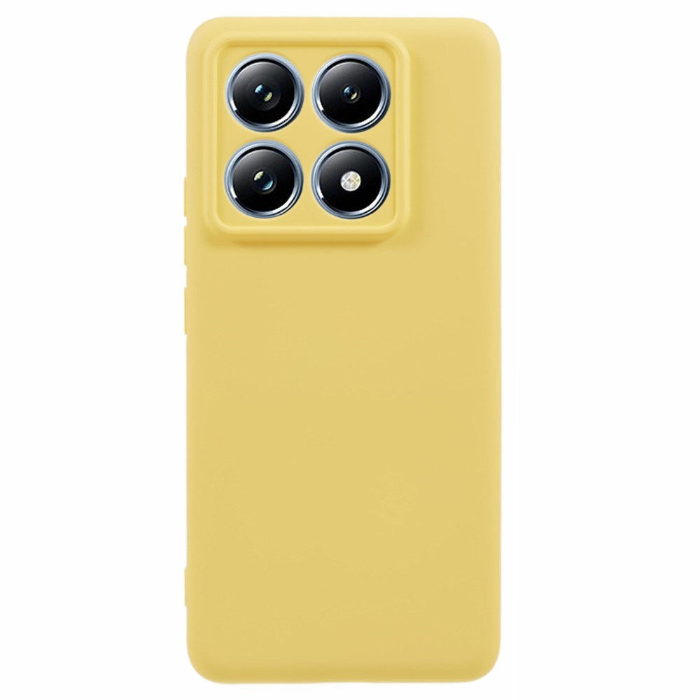 EIDERWOOD Xiaomi 14T Pro Fôret Fleksibelt Plast Deksel - Gul