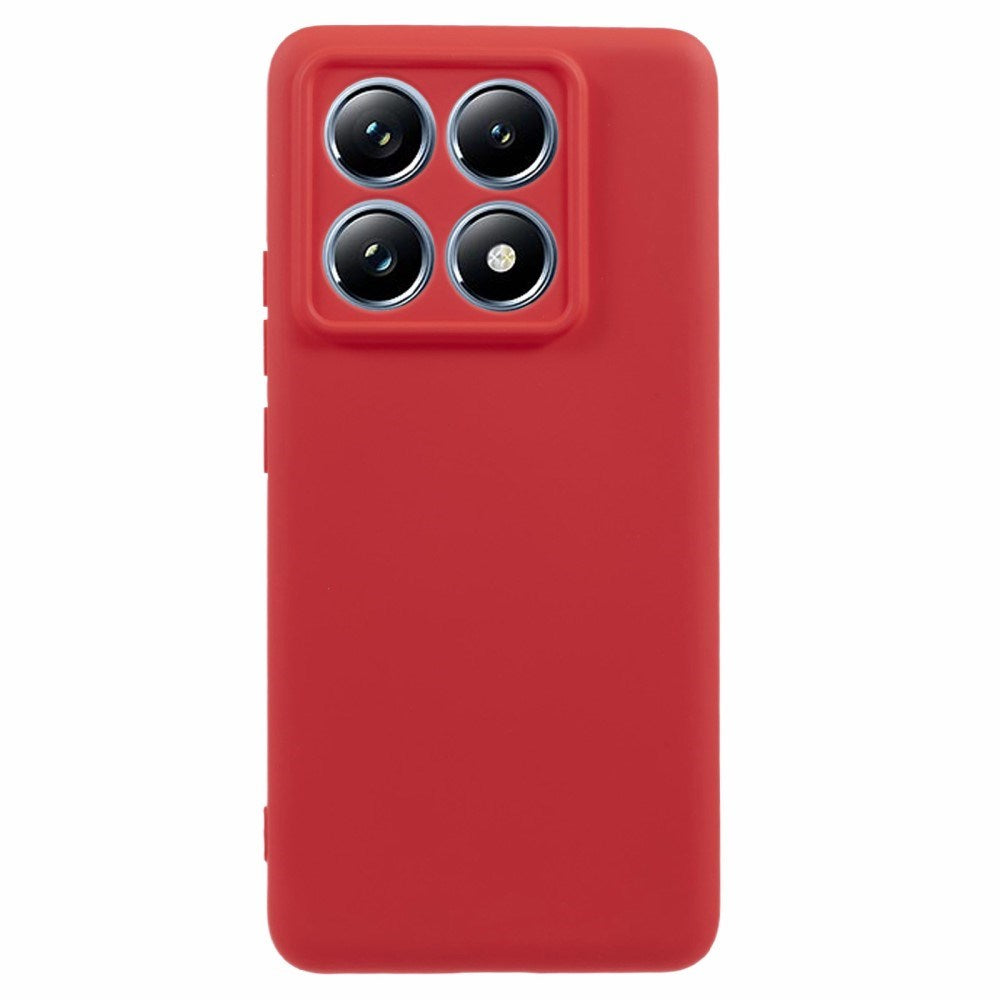 EIDERWOOD Xiaomi 14T Pro Fôret Fleksibelt Plast Deksel - Rød