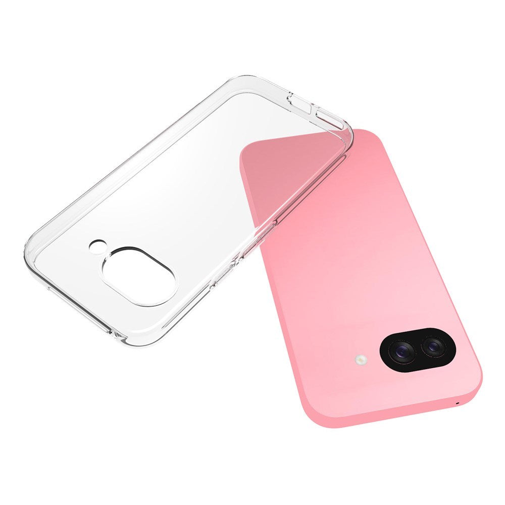 EIDERWOOD Google Pixel 9a Glanset Fleksibelt Plast Deksel - Gjennomsiktig