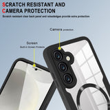 EIDERWOOD Samsung Galaxy S24 Deksel - 360° Beskyttelse - MagSafe Kompatibel - Svart / Gjennomsiktig