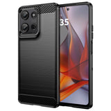 EIDERWOOD Motorola Moto G75 (5G) Brushed Carbon Deksel - Svart