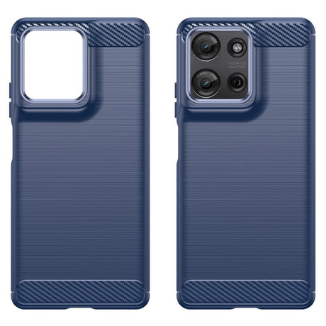 EIDERWOOD Motorola Moto G75 (5G) Brushed Carbon Deksel - Blå