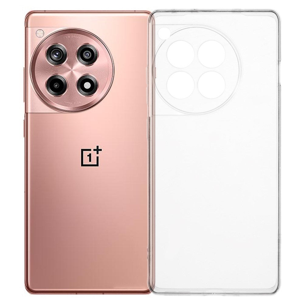 EIDERWOOD OnePlus 12R Fleksibelt Plast Bak Deksel - Gjennomsiktig