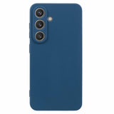 EIDERWOOD - Samsung Galaxy S25 Mykt Plastdeksel - Ripebeskyttelse med Fiberforing - Mørkeblått
