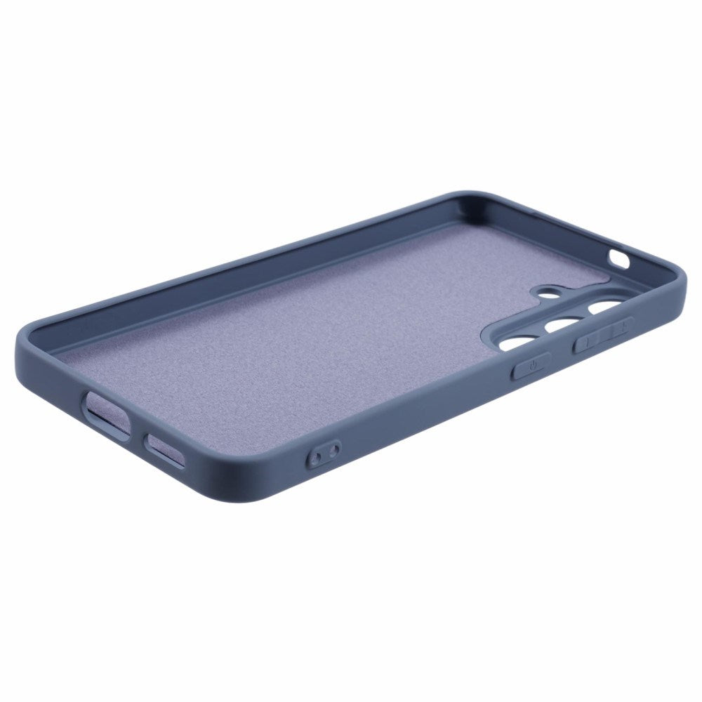 EIDERWOOD - Samsung Galaxy S25 Mykt Plastdeksel - Ripebeskyttelse med Fiberforing - Blå