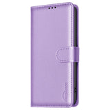 Samsung Galaxy A36 (5G) BINFEN Kunstskinn Flip Deksel med RFID Blokkering - Lilla