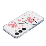 EIDERWOOD Samsung Galaxy S25 FE Fleksibelt Plast Deksel med Motiv - Gjennomsiktig / Rosa Blomster