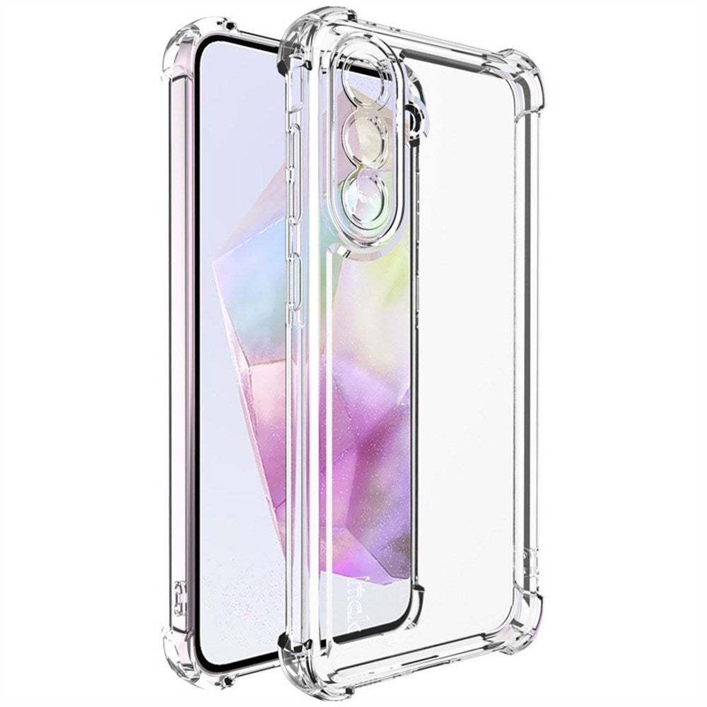 IMAK Samsung Galaxy A36 5G Shockproof Fleksibel Plast Deksel - Gjennomsiktig
