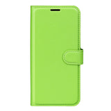 EIDERWOOD Motorola Moto G75 (5G) Kunstskinn Flip Deksel m. Kortholder & Ståfunksjon - Grønn