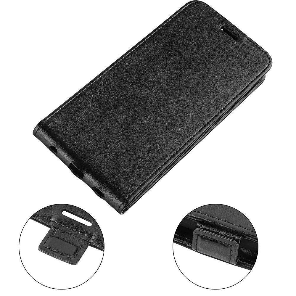 EIDERWOOD Motorola Moto G75 5G Etui med Kortlommer – Vertikal Flip Kunstlær Etui - Svart