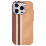 EIDERWOOD Mønstret Carbon Deksel - iPhone 16 Pro - MagSafe Kompatibel - Light Stripes