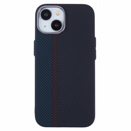 EIDERWOOD Mønstret Carbon Deksel - iPhone 15 - MagSafe Kompatibel - Dark Colored Pattern