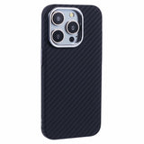 EIDERWOOD Mønstret Carbon Deksel - iPhone 15 Pro - MagSafe Kompatibel - Black