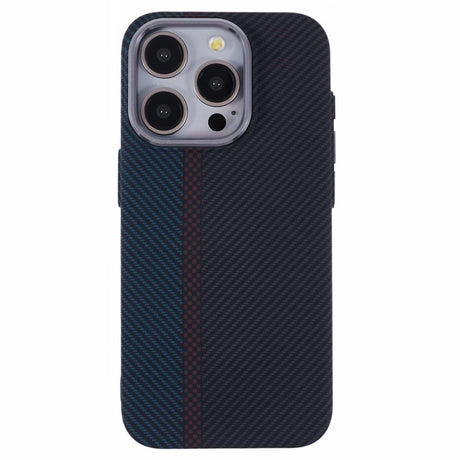 EIDERWOOD Mønstret Carbon Deksel - iPhone 15 Pro - MagSafe Kompatibel - Dark Colored Pattern