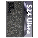 EIDERWOOD Samsung Galaxy S24 Ultra Non-Slip Carbon Deksel - MagSafe Kompatibel - Svart