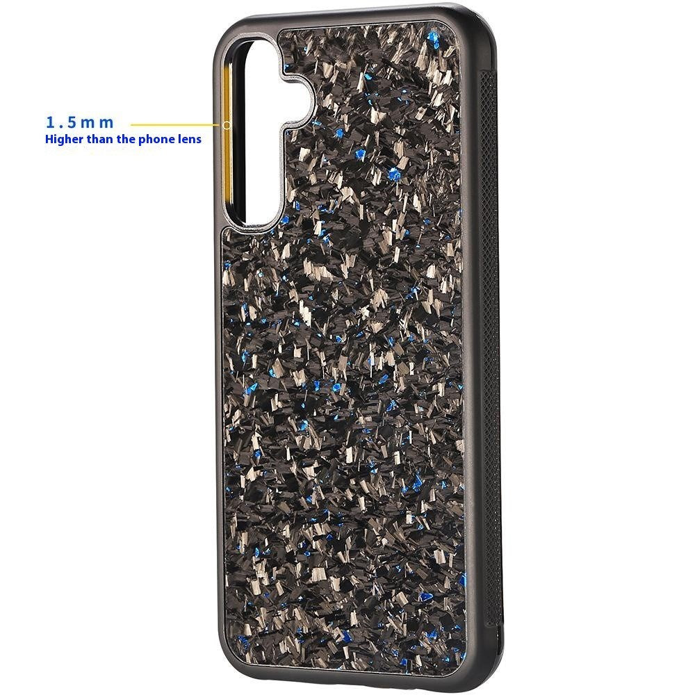 EIDERWOOD Samsung Galaxy S24 Non-Slip Carbon Deksel - MagSafe Kompatibel - Svart