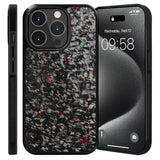 iPhone 12 Pro Max EIDERWOOD Sklisikkert Aramidfibre Deksel - MagSafe Kompatibel - Rød