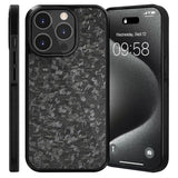 iPhone 13 Pro EIDERWOOD Sklisikkert Aramidfibre Deksel - MagSafe Kompatibel - Svart